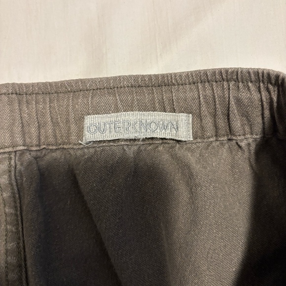 OUTERKNOWN Mens Paz Drawstring Waist Khaki Pants in Sage Green Size XL - Picture 6 of 11